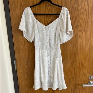 Sienna Sky White Patterned Dress